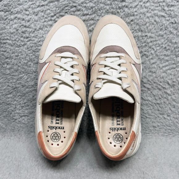 Mobils by Mephisto Elyane Womens Size 7 Sneakers Shoes Brown Leather - Picture 5 of 11